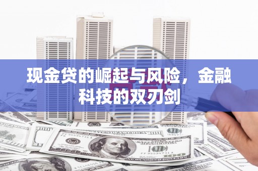 广南现金贷的崛起与风险，金融科技的双刃剑