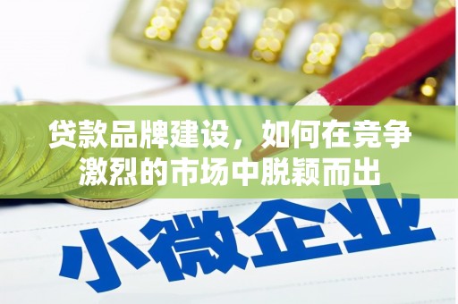 广南贷款品牌建设，如何在竞争激烈的市场中脱颖而出