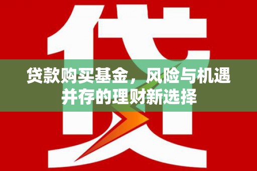 广南贷款购买基金，风险与机遇并存的理财新选择