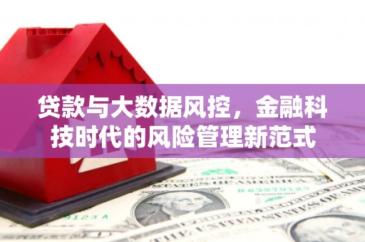 广南贷款与大数据风控，金融科技时代的风险管理新范式