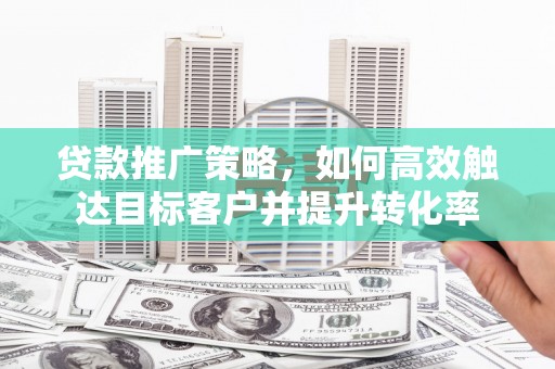 广南贷款推广策略，如何高效触达目标客户并提升转化率