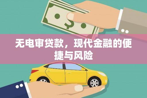 广南无电审贷款，现代金融的便捷与风险