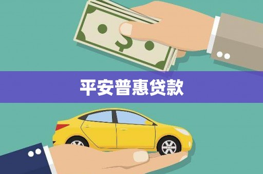 广南平安普惠贷款