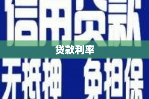 广南贷款利率